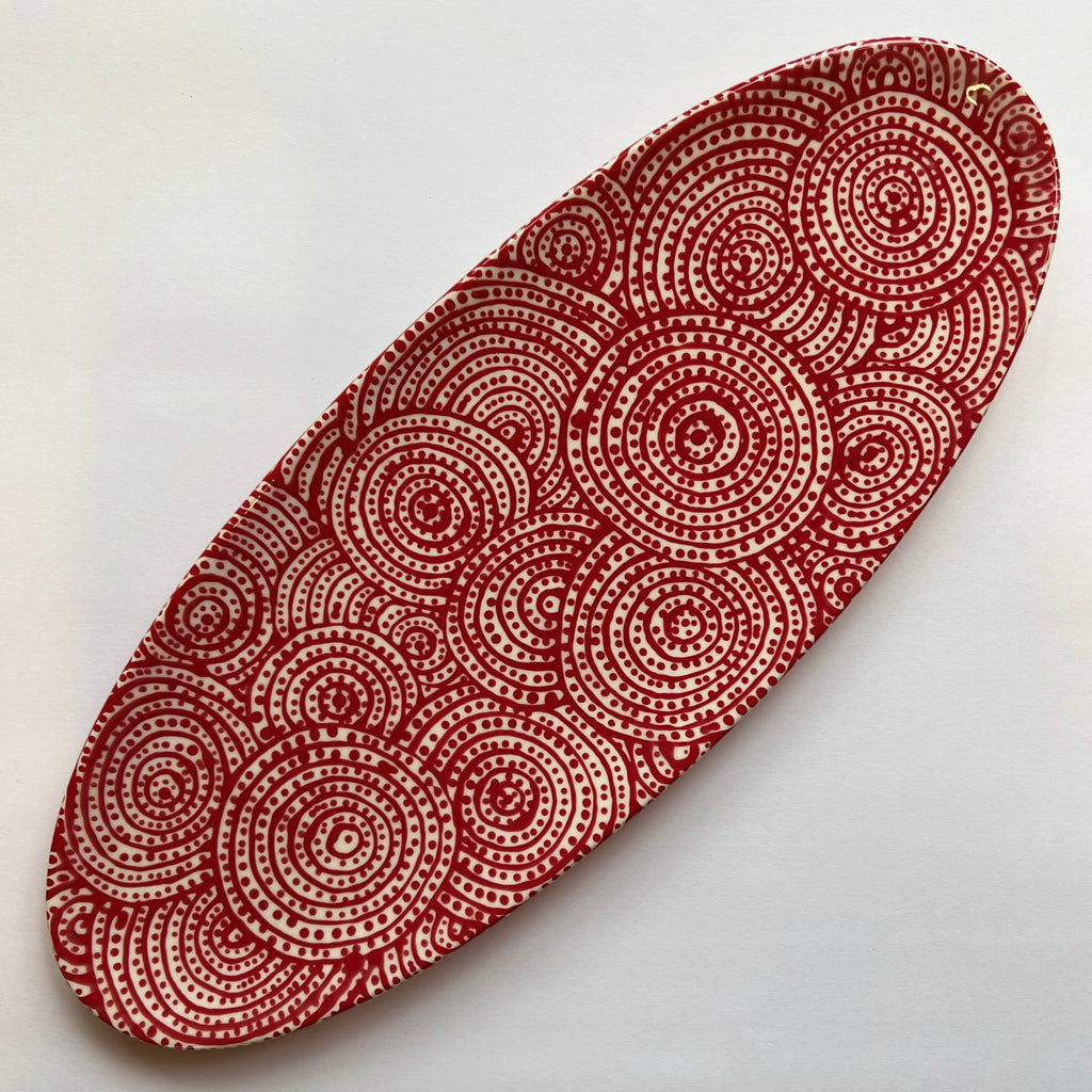 block oval - red